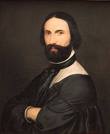 Антуан Жозеф Вирц, «Автопортрет», 1860 г.