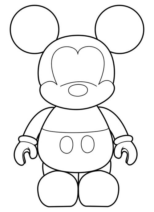 Molde Mickey Mouse Para Imprimir Artesanato Passo A Passo