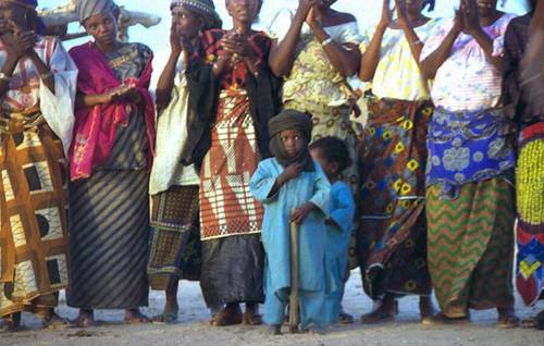 Туареги, женщины и дети, Нигерия, 1997