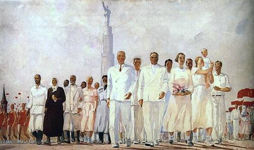 А. А. Дейнека, «Стахановцы», 1937 г.