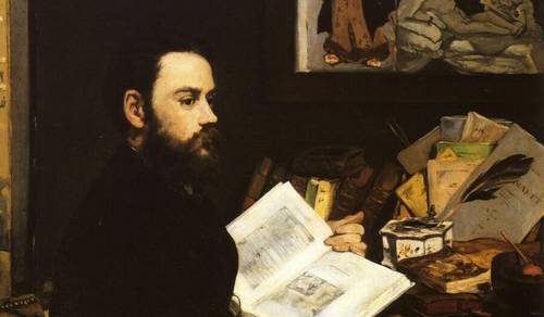 Эдвард Мане, «Портрет Эмиля Золя» (фрагмент), 1868 г.