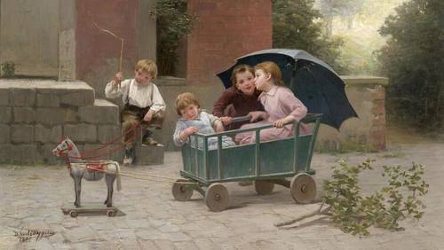 Шарль Бертран д'Антрэг, «Маленький тягач», 1888 г.<br />