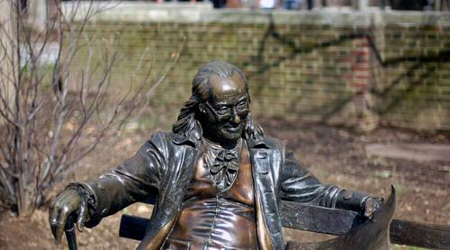 Памятник Франклину в Пенсильванском университете