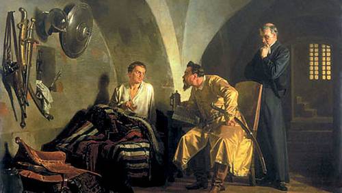 Н. Неврев, «Дмитрий Самозванец у Вишневецкого», 1876 г.