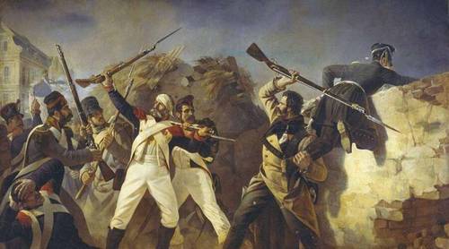 П. И. Бабаев, «Подвиг гренадера лейб-гвардии Финляндского полка Л. Коренного в битве под Лейпцигом в 1813 году»
