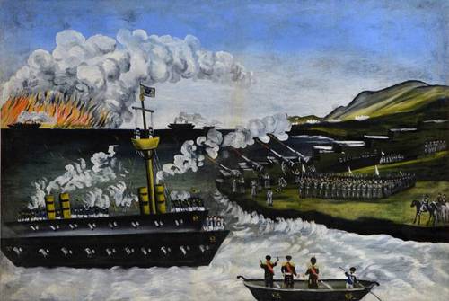 Нико Пиросмани (Пиросманашвили), «Русско-японская война»