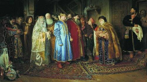 К. В. Лебедев, «Боярская свадьба», 1883 г.