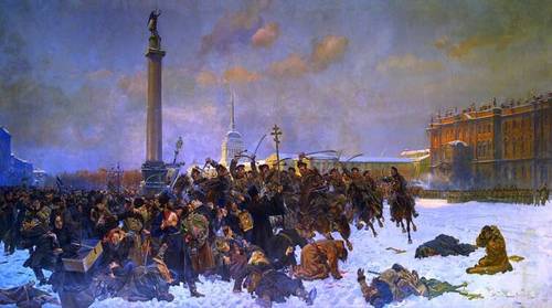 Войцех Коссак, «Кровавое воскресенье»