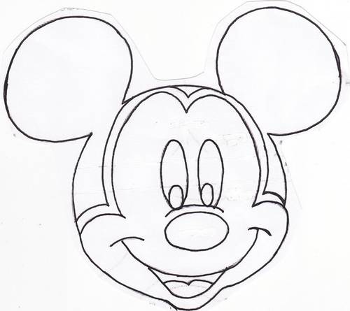 Molde Mickey Mouse Para Imprimir Artesanato Passo A Passo