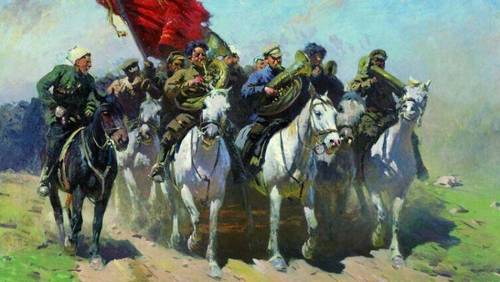 М. Б. Греков, «Трубачи Первой Конной армии», 1934 г.