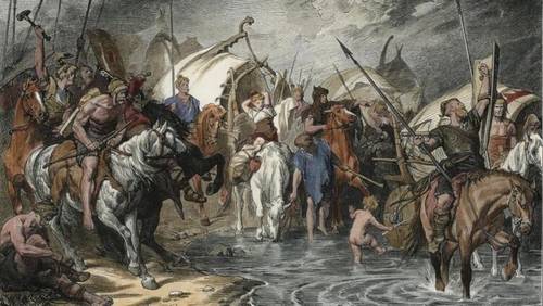 Отто Книлл, «Германцы в походе»