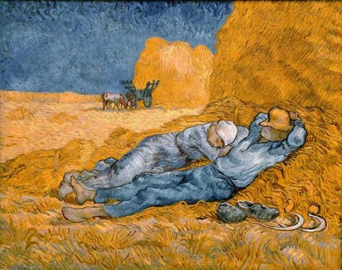 Винсент Ван Гог, «Полуденный отдых», 1890 г.