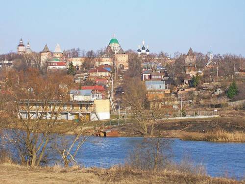 Вид на Зарайский Кремль