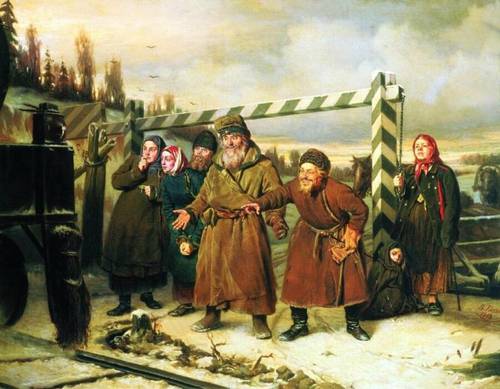 В. Г. Перов, «На железной дороге», 1868 г.